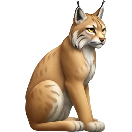 pensive lynx emoji
