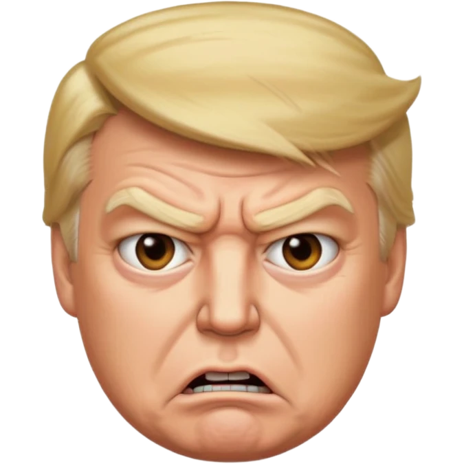 Trump but ugly emoji