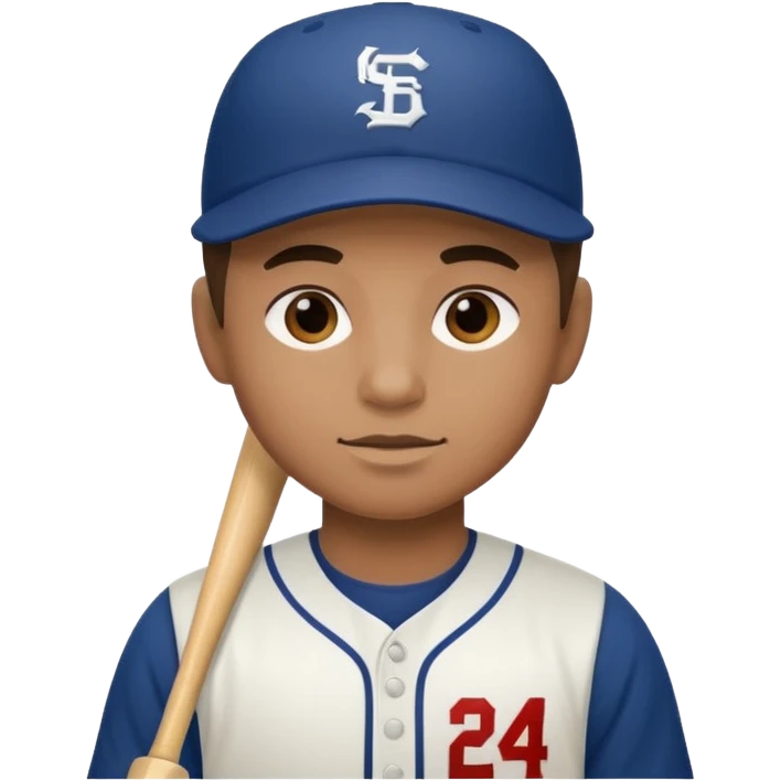 Baseball Player Center Fill emoji