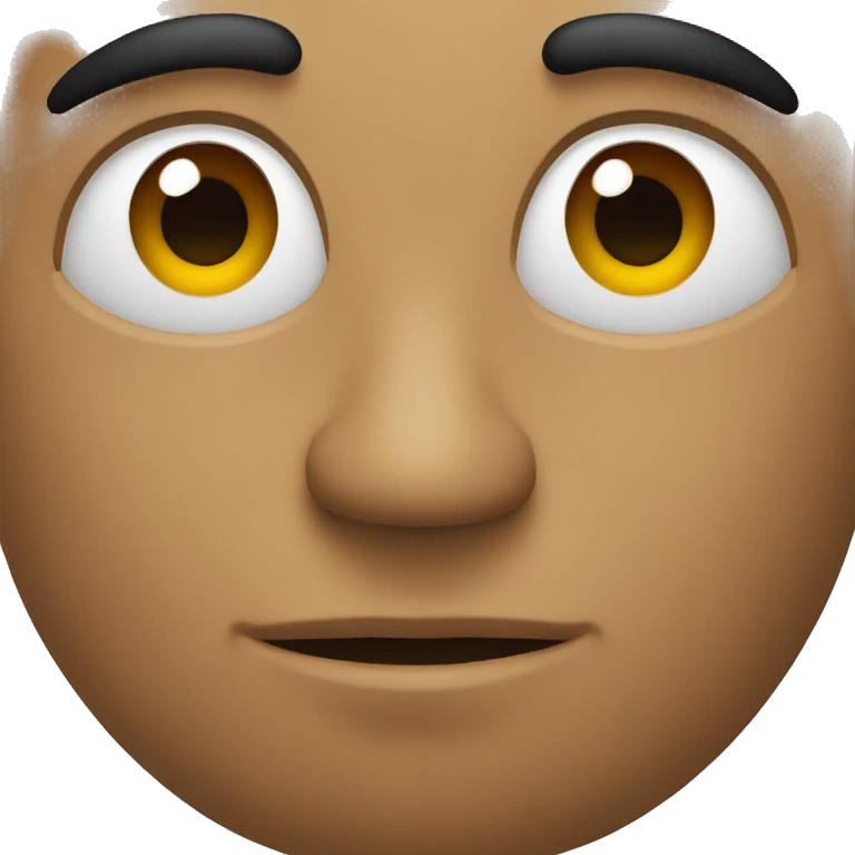 Face looking left with raised eyebrows  emoji