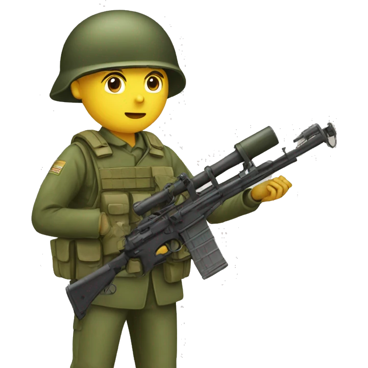 soldier and antitank emoji