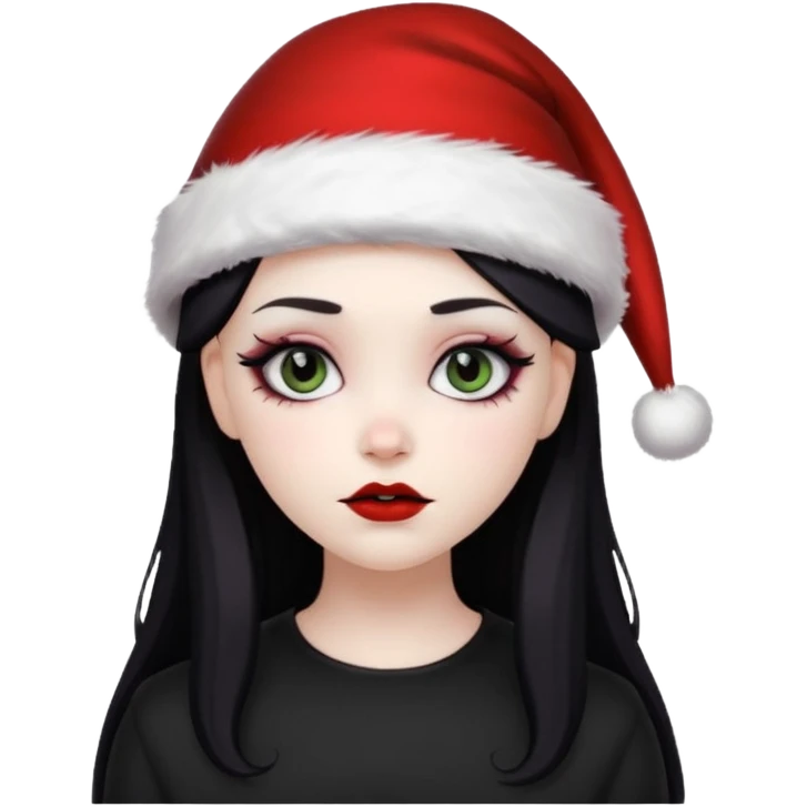 goth christmas emoji