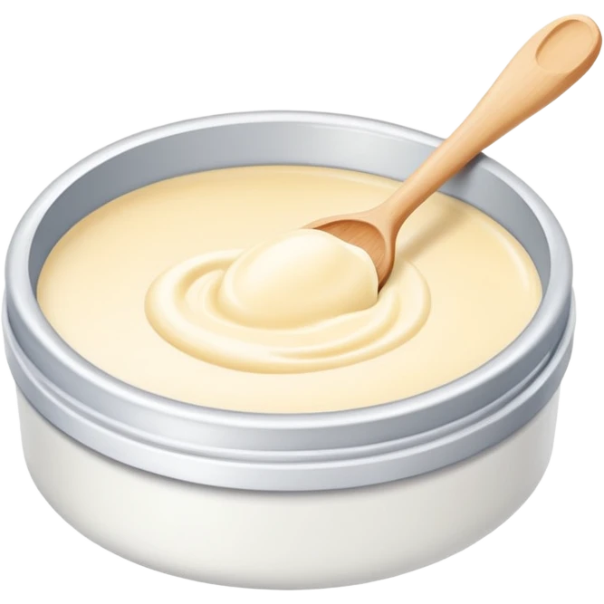 Cosmetic paste-like substance emoji