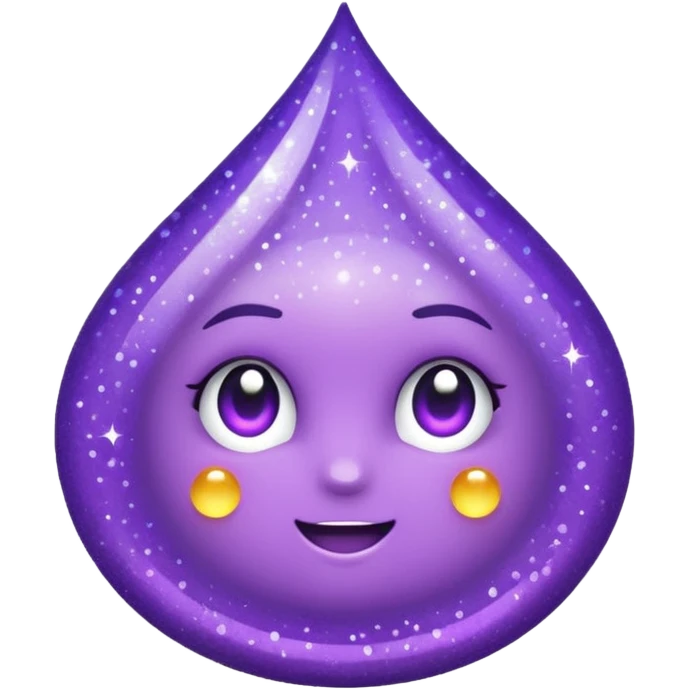glitter purple remedy emoji