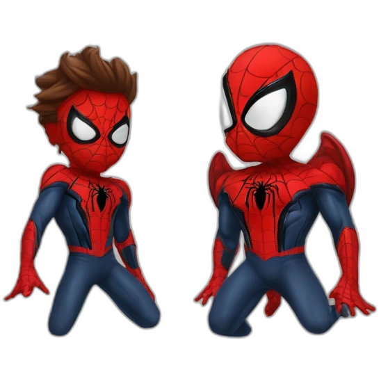 spider men kiss Gven emoji