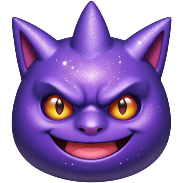 glitter roxo gengar emoji
