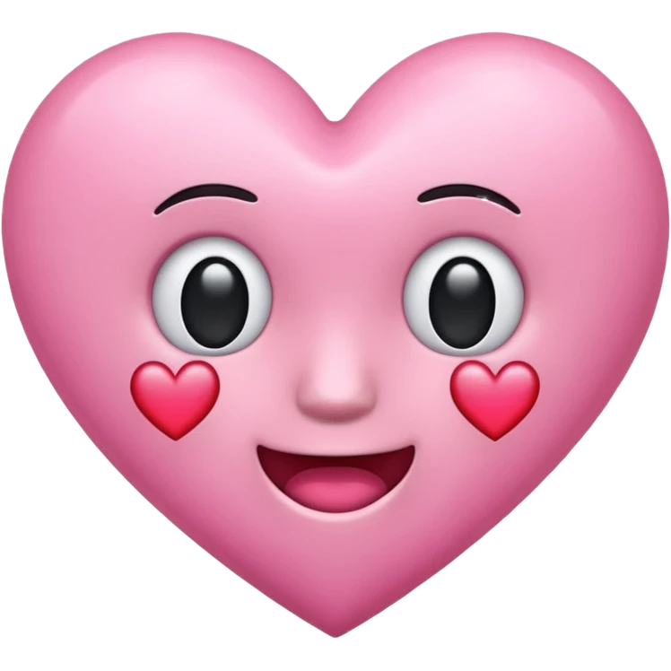 dumble emoji with heart pink colour emoji