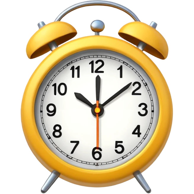 digital alarm clock set to 11 AM emoji