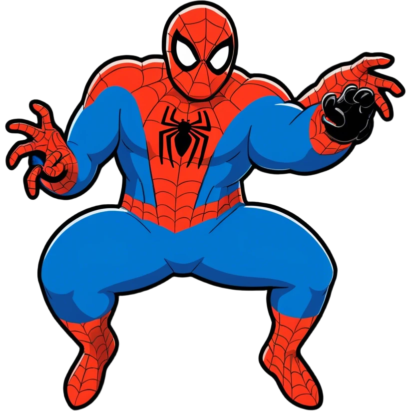 Fat Spider-Man emoji