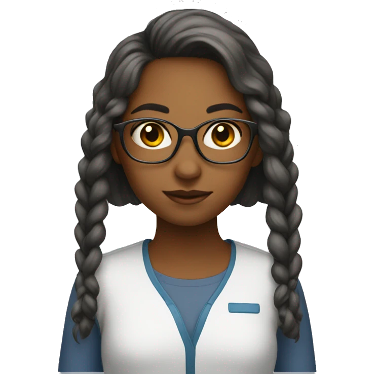 Super smart girl emoji