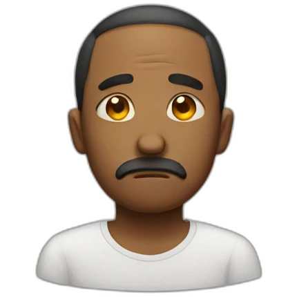 sad man emoji