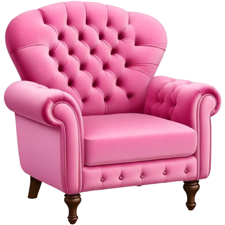 Pink sofa chair  emoji