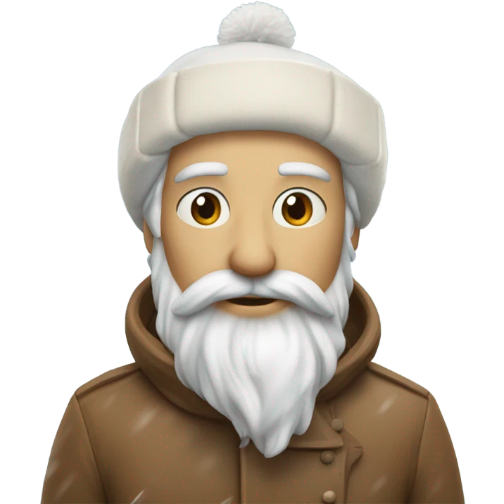 Roux sous la neige emoji