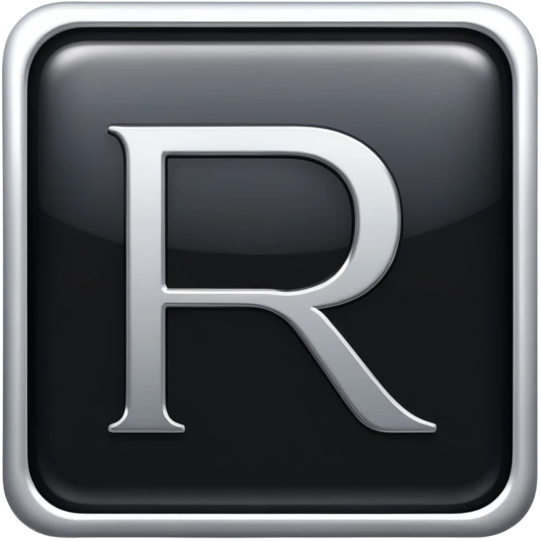 I just want a black background (maybe a square) with the letters RFM emoji