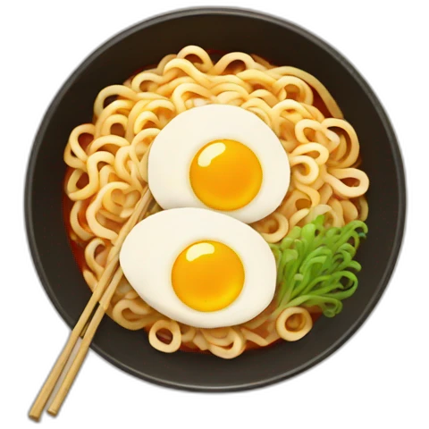 ramen with no chopsticks emoji