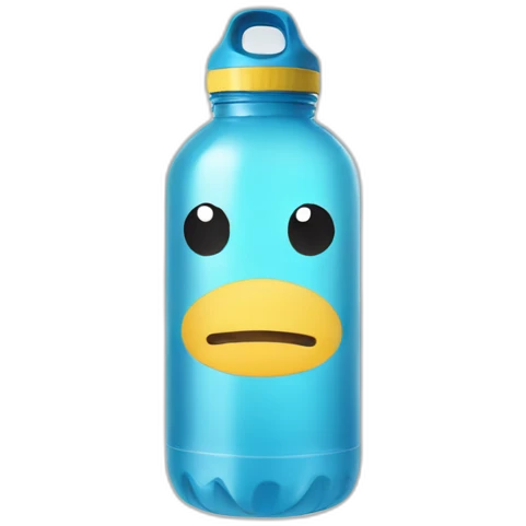 Kawaii water bottle emoji