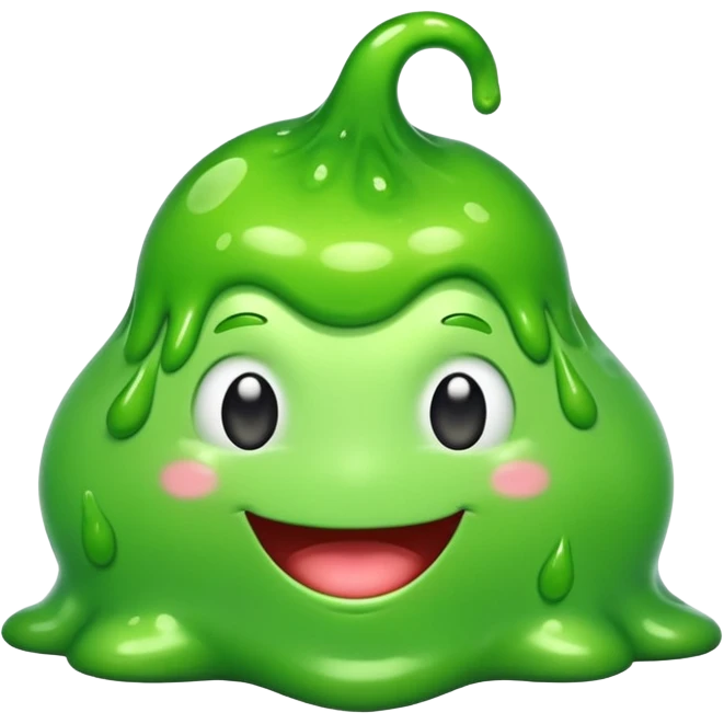 happy slime emoji