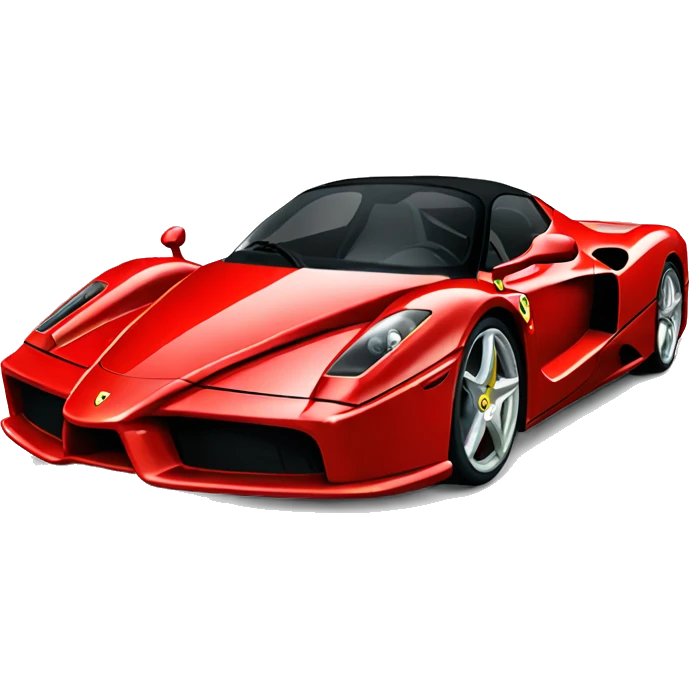 Create emoji one Ferrari Enzo red  emoji