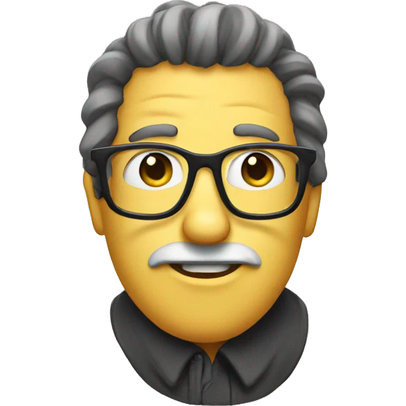 Cob with face and glasses emoji
