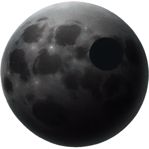 old black moon emoji