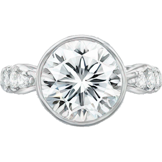 Round diamond ring  emoji