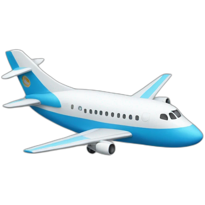 Un avion sur un porte avion emoji