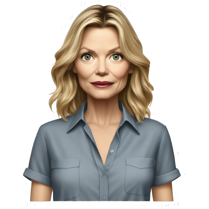 michelle pfeiffer wearing shirt emoji