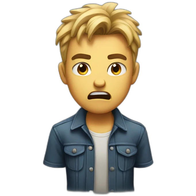 angry boy emoji