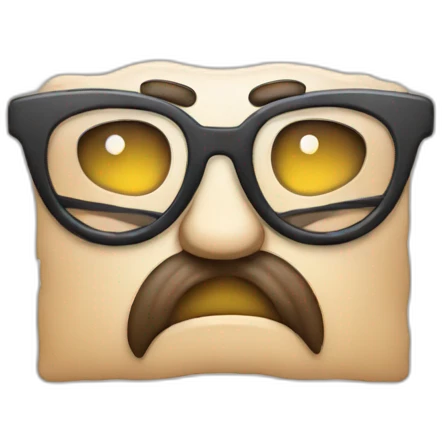Logo geek emoji