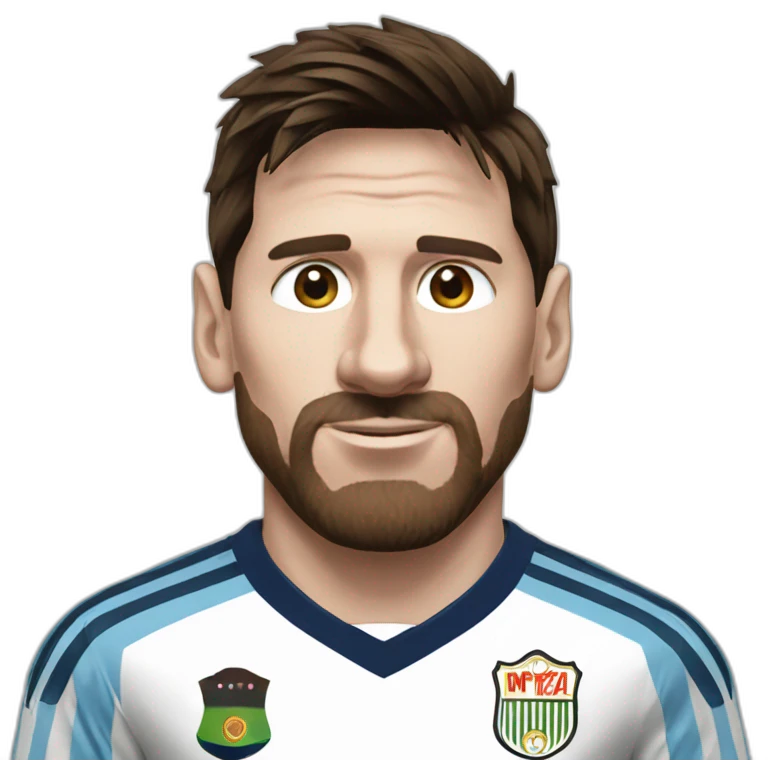 Lionel Messi World cup emoji