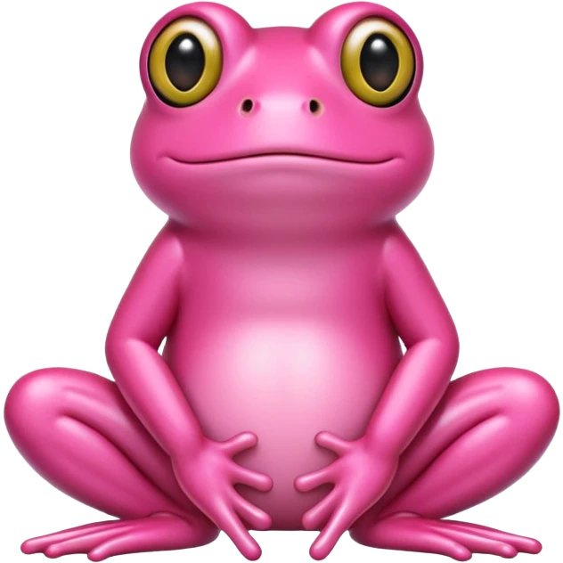 pink frog emoji
