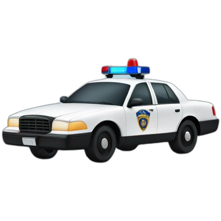 Police car emoji