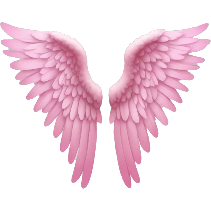 pink angel wings emoji