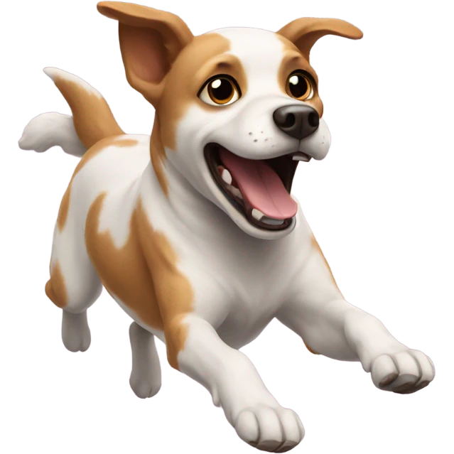 Flying dog  emoji