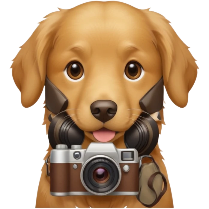 dog photographer emoji