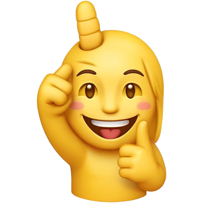 emoji laughing with middle finger emoji
