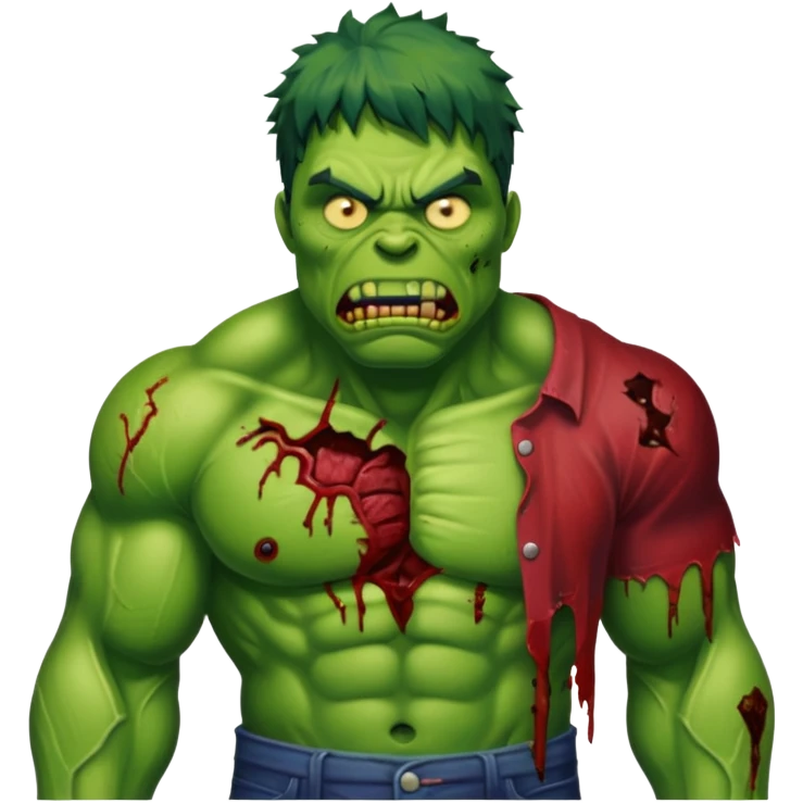 Zombie Hulk emoji