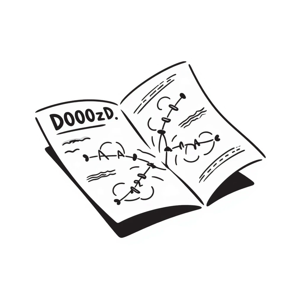 Hand-drawn folded map with delicate pathways representing emotional journeys and attraction patterns, personal reflection tool emoji