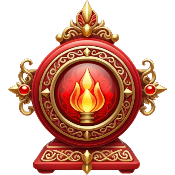 magical artifact red emoji
