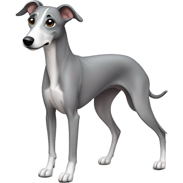 Grey whippet  emoji