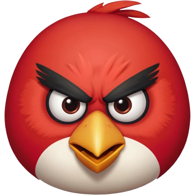 Angry bird emoji