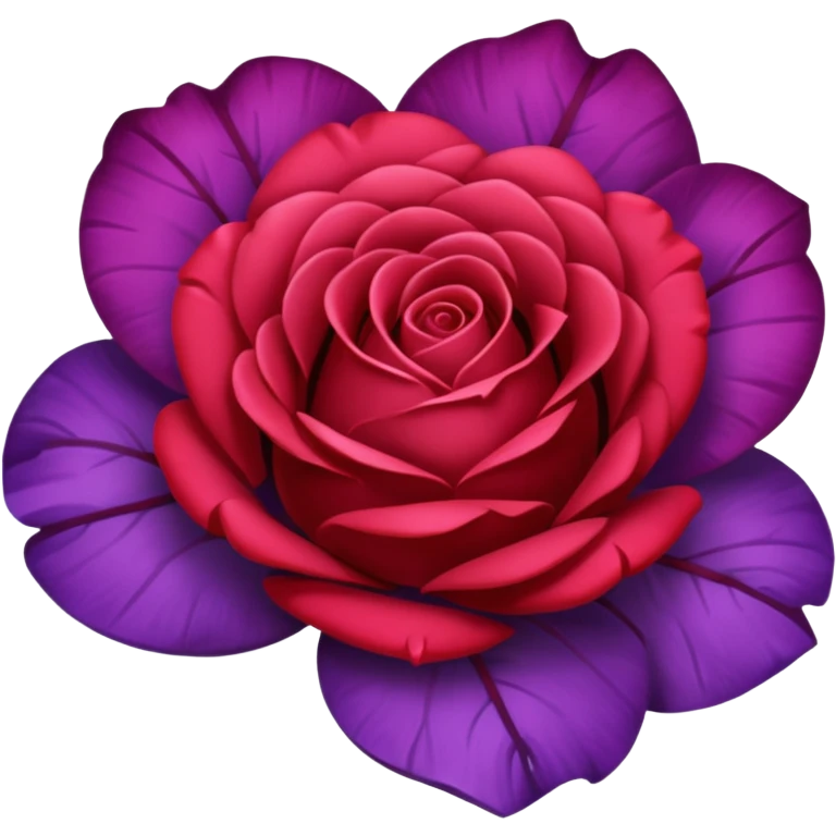 Umbral Rose with galaxy background emoji