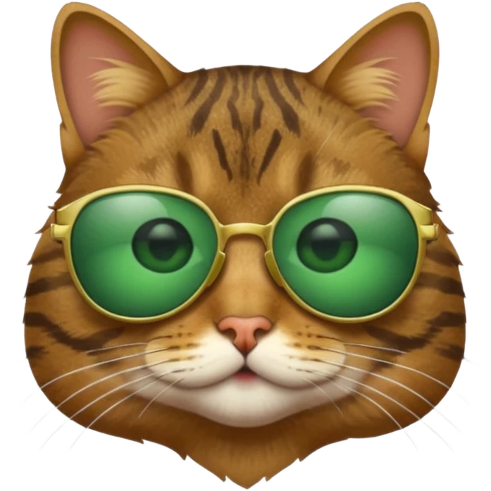 Cat wearing sunglasses emoji