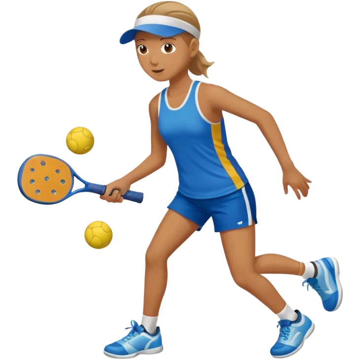 Athletic pickle emoji