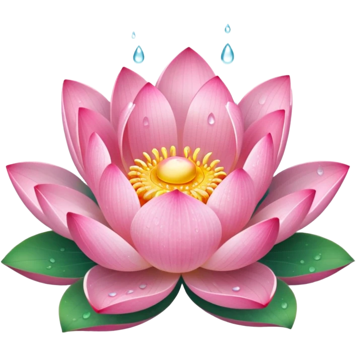 Flor de lótus emoji