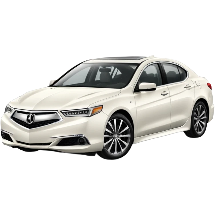 White acura TLX emoji