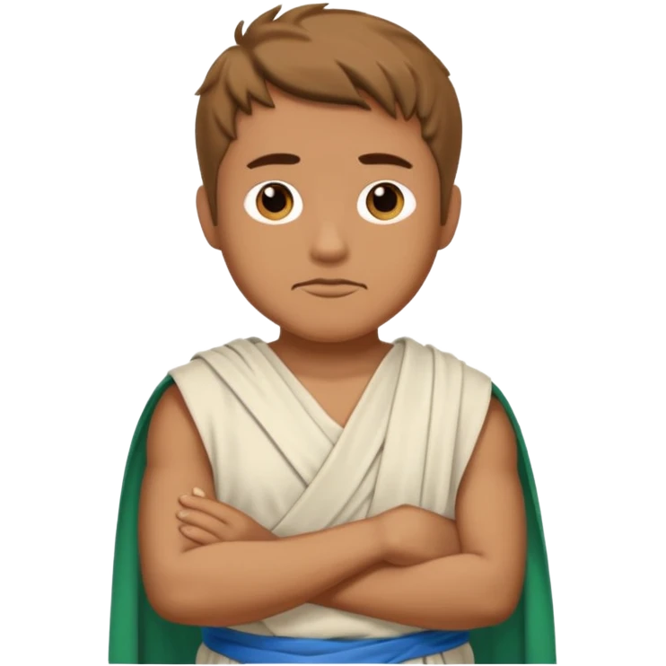 Ulysses from the Odyssey looking at me with crossed arms emoji