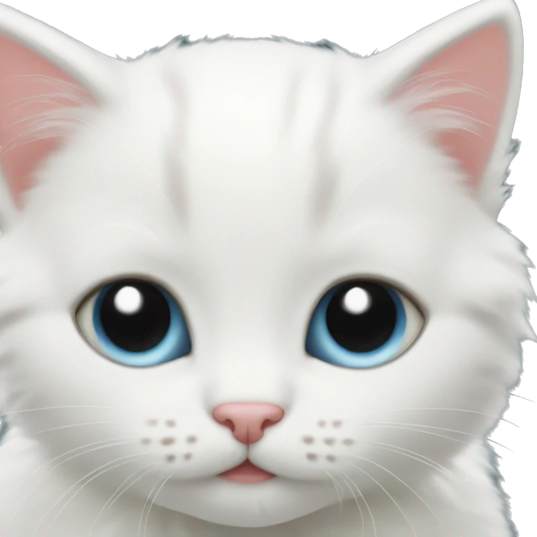 White kitten  emoji