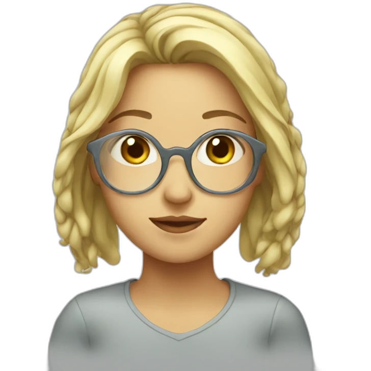glass girl emoji