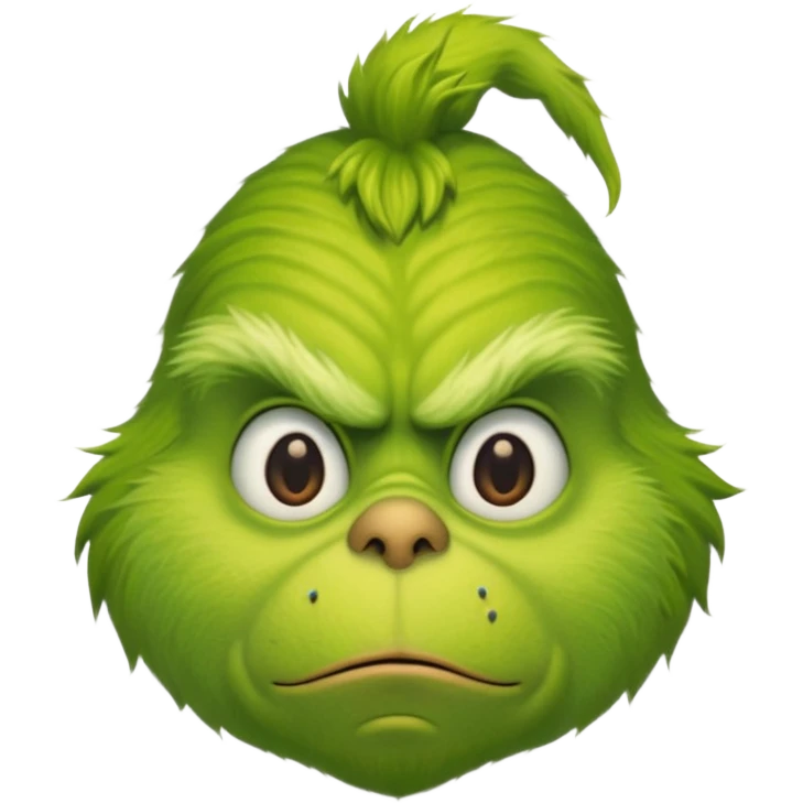 Sneaking grinch emoji